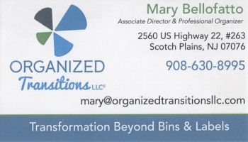 Mary Bellofatto - Organized Transitions, LLC | MOVE ORGANIZING PROFESSIONAL