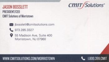 Jason Bosslett - CMIT Solutions | IT CONSULTING