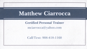 Matt Ciarrocca - Ciarrocca Training | PERSONAL FITNESS TRAINER