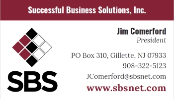 Jim Comerford - Successful Business Solutions, Inc. | WEB SITE DESIGN & HOSTING
SEARCH MARKETING
ONLINE BACKUP SERVICES