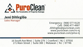 Jeni DiVirgilio - PuroClean | PROPERTY EMERGENCY SERVICES<br>WATER/FLOOD/FIRE/SMOKE/MOLD REMEDIATION