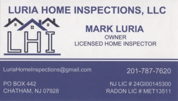 Mark Luria - Luria Home Inspections, LLC | HOME INSPECTIONS