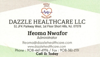 Ifeoma Nwafor - Dazzle Healthcare, LLC. | IN-HOME CARE