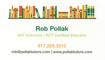 Rob Pollak - Pollak Tutors | COLLEGE TEST PREP - TUTORING