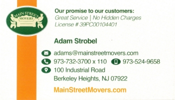 Adam Strobel - Main Street Movers, Inc. | MOVERS